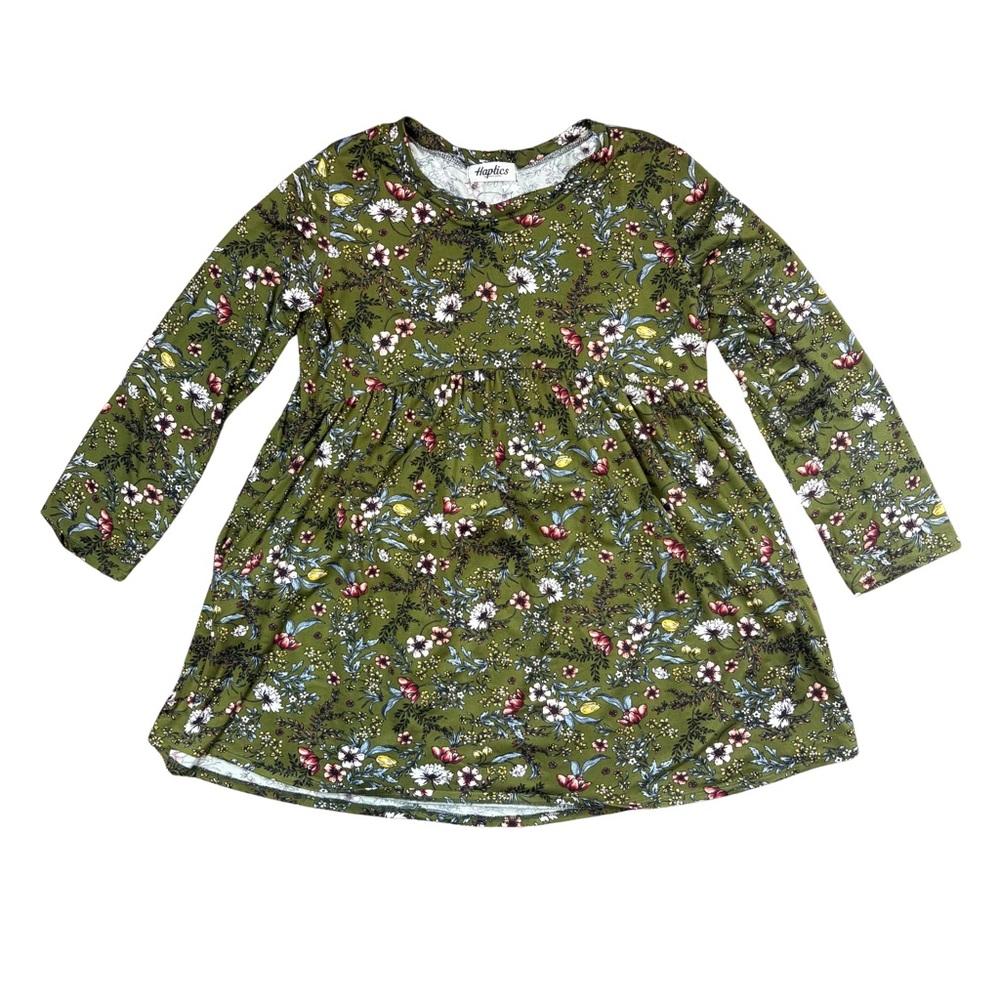 Haptics by Holly Harper Dress With Pockets Size Medium Floral Quarter Sleeve